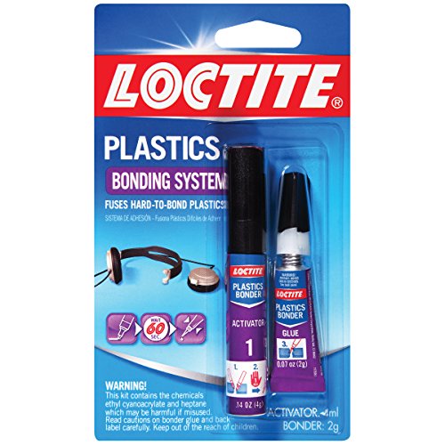 Loctite Super Glue Plastics Bonding System with Activator 2Gram